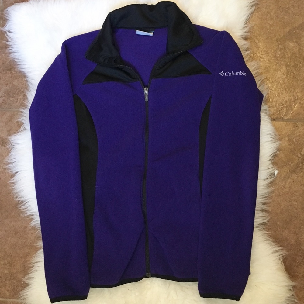 Columbia zip up jacket.